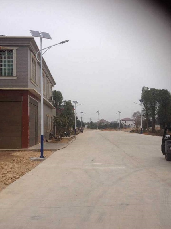 长沙青竹湖社区太阳能路灯项目